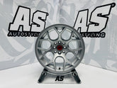 15” AS- 7686  4/100 4/114 silver wheels